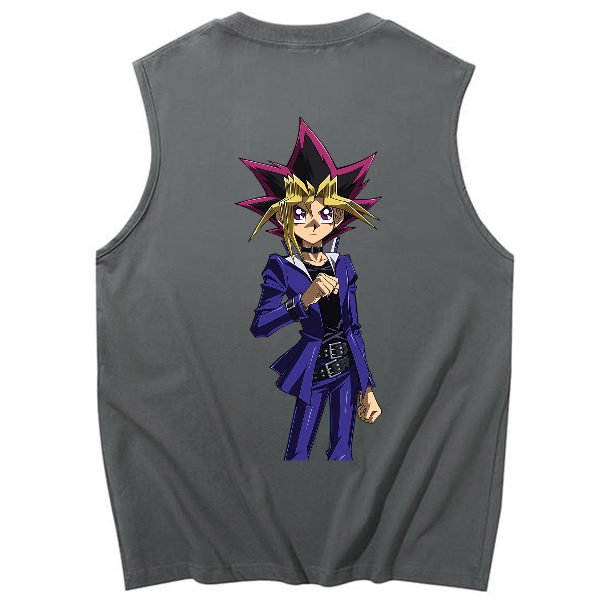（画像用） 遊☆戯☆王 Yu-Gi-Oh! コットン100％タンクトップ（背面プリント）